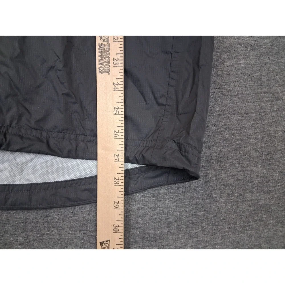Grundens Mens Jacket Small Black Yellow Rainwear Hooded Nylon Waterproof Work
